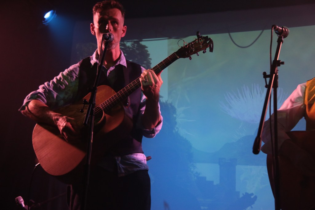 David singing at our OSO Barnes gig in October 2024